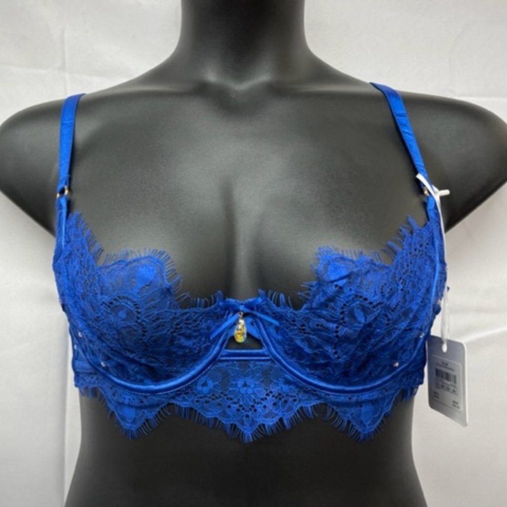 Honey Birdette Elsie Cobalt Blue Bra